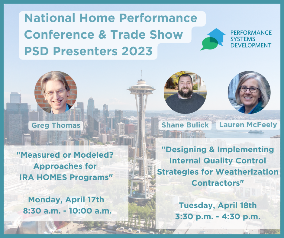 PSD Attends the National Home Performance Conference & Trade Show in