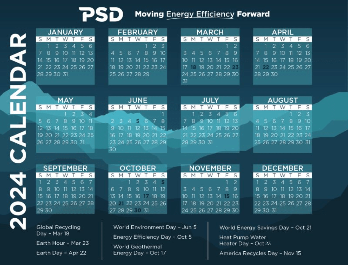 PSD 2024 Calendar