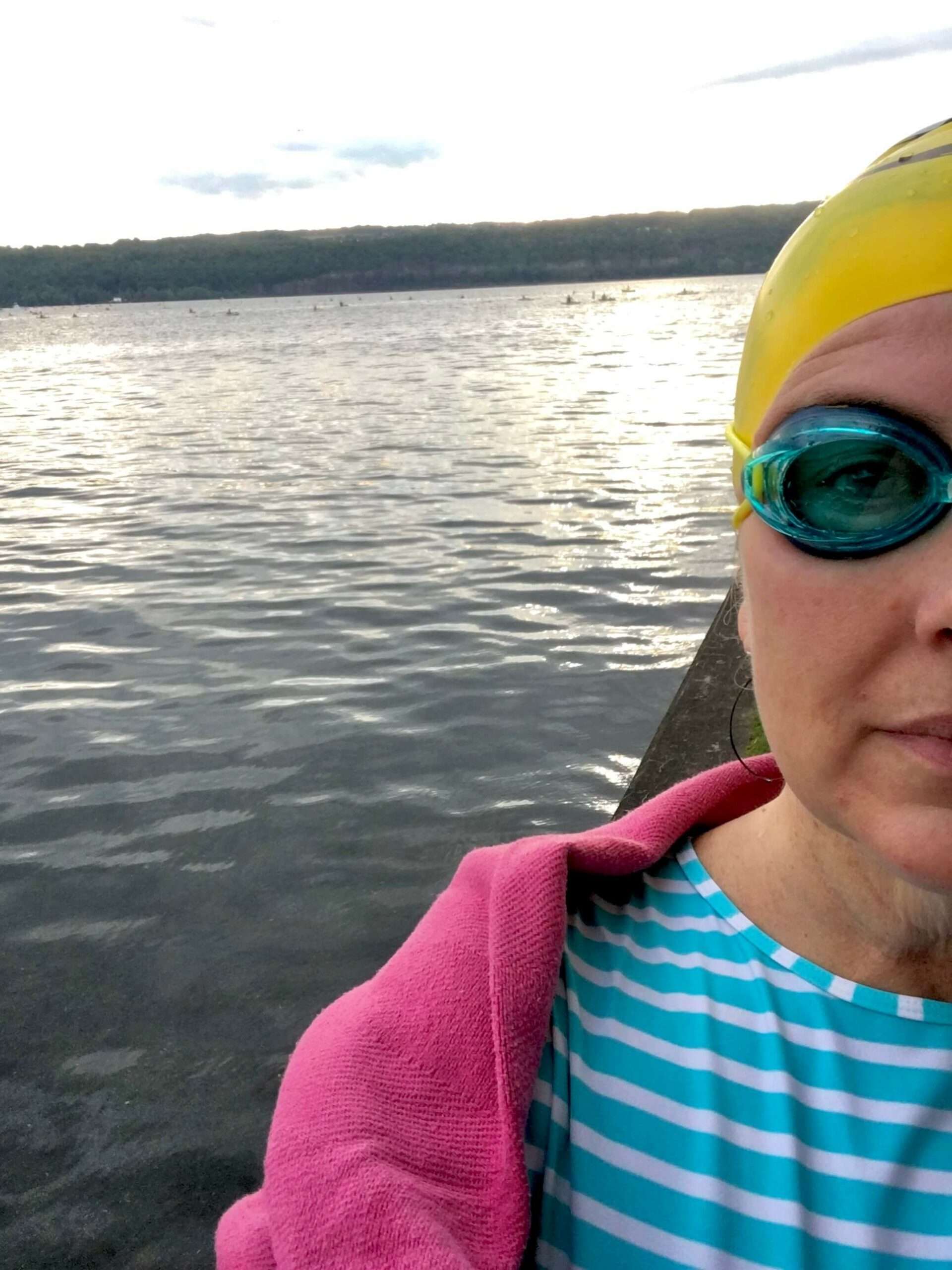Lauren McFeeley Cayuga Lake swim