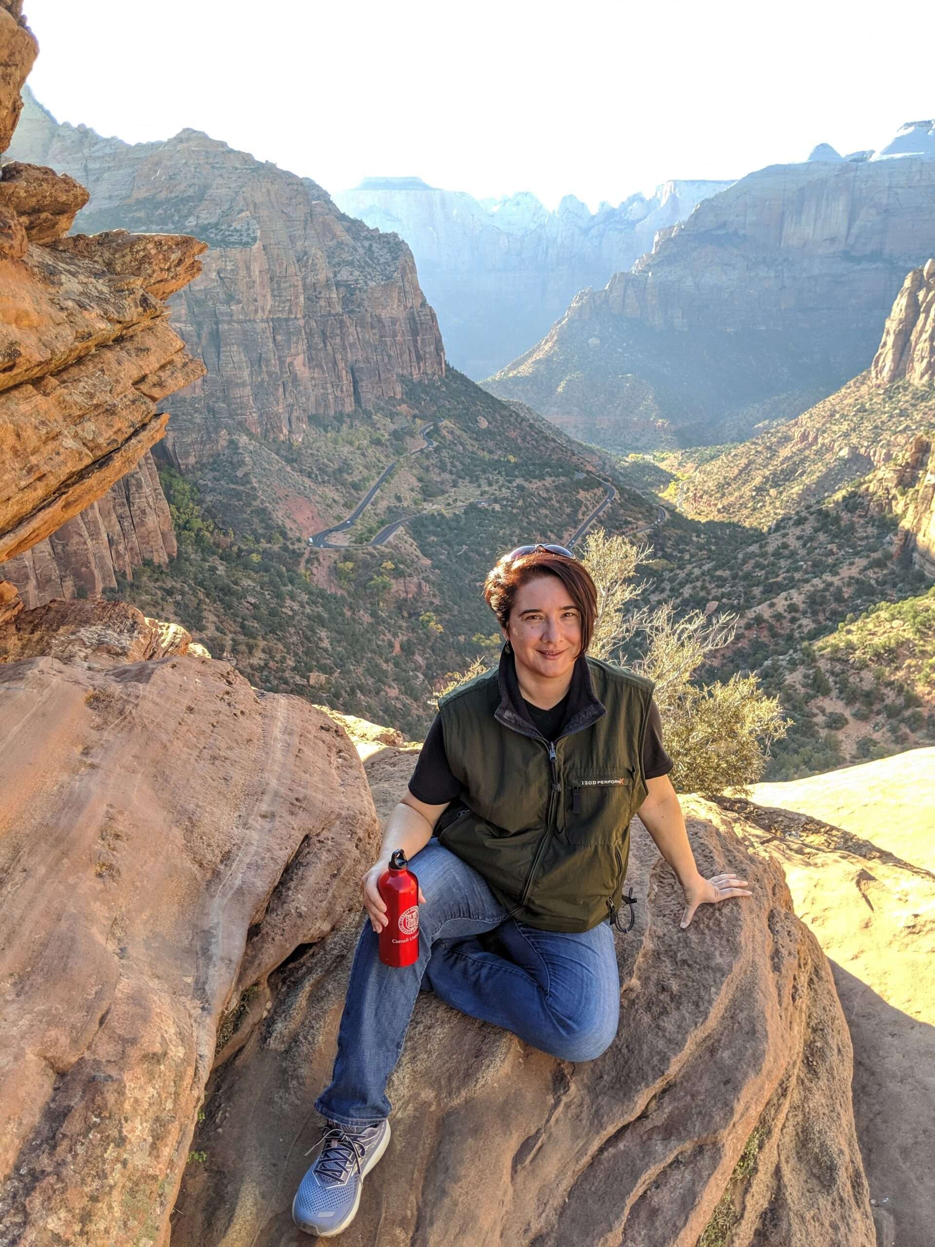 Nina at at Zion National Park